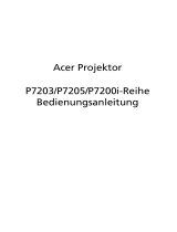 Acer P7205 Benutzerhandbuch