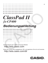 Casio ClassPad II fx-CP400 Bedienungsanleitung