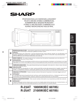 Sharp R-23AT/25AT Bedienungsanleitung