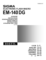 Sigma EM-140 DG Macro (for Canon) Benutzerhandbuch