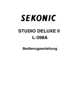 Sekonic L-398A STUDIO DELUXE III Analog Light Meter Bedienungsanleitung