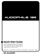 Audiophile Systems Delta Audiophile 192 Benutzerhandbuch