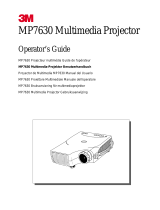 3M MP7630 Benutzerhandbuch