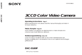 Sony 3CCD Benutzerhandbuch