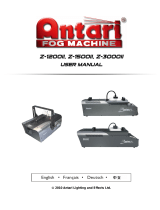 Antari Lighting and Effects Z-1500II Benutzerhandbuch
