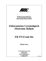 ARRI EB 575 Benutzerhandbuch