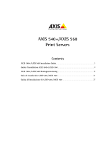 Axis Communications 560 Benutzerhandbuch