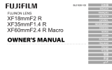 Fujifilm XF60mmF2.4 R Macro Benutzerhandbuch