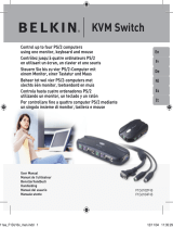 Belkin SWITCH KVM À 2 PORTS #F1DJ102PEA Benutzerhandbuch