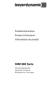 Beyerdynamic SHM 800 Series Benutzerhandbuch