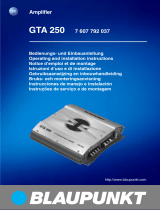 Blaupunkt GTA 250 Benutzerhandbuch