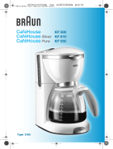 Braun CAFEHOUSE Benutzerhandbuch