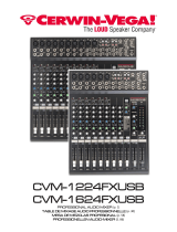 Cerwin-Vega CVM-1224FXUSB Benutzerhandbuch
