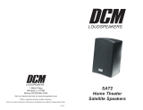 DCM Speakers 21A7402 Benutzerhandbuch