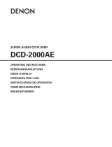 Denon DCD-2000AE Benutzerhandbuch