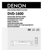 Denon DVD-1600 Benutzerhandbuch