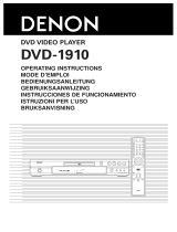 Denon DVD-1910 Benutzerhandbuch
