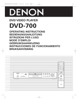 Denon DVD-700 Benutzerhandbuch