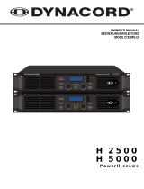 DYNACORD H 5000 Benutzerhandbuch