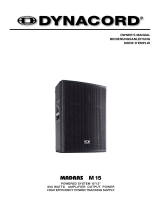DYNACORD MADRAS M15 Benutzerhandbuch