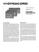 DYNACORD PowerMate 2200 Benutzerhandbuch