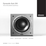 Dynaudio SUB 250 COMPACT Benutzerhandbuch