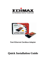 Edimax Technology Edimax Wireless LAN Cardbus Adapter Benutzerhandbuch