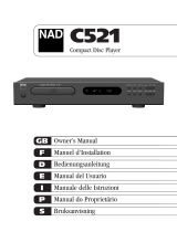 NAD C521 Benutzerhandbuch