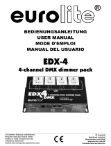EuroLite Cases 4-channel DMX dimmer pack Benutzerhandbuch