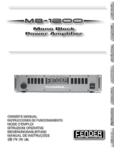 Fender MB-1200 Benutzerhandbuch