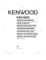 Kenwood KAC-6203 Benutzerhandbuch