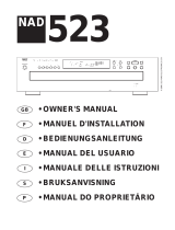 NAD 523 Benutzerhandbuch