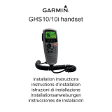 Garmin Dispositivo de mano VHF con cable GHS 10i Bedienungsanleitung