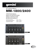 Gemini 19” 4 Channel MM-1800 Benutzerhandbuch