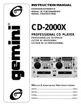 Gemini CD-2000X Benutzerhandbuch