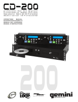 Gemini CD-200 Benutzerhandbuch