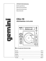 Gemini CDJ-10 Benutzerhandbuch