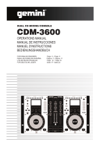 Gemini CDM-3600 Benutzerhandbuch