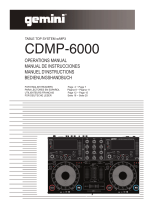 Gemini CDMP-6000 Benutzerhandbuch