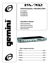 Gemini PA-702 Benutzerhandbuch