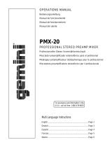 Gemini PMX-20 Benutzerhandbuch
