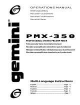 Gemini PMX-350 Benutzerhandbuch