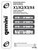 Gemini Power Amplifier Benutzerhandbuch