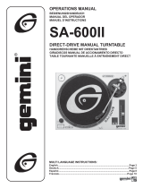 Gemini SA-600II Benutzerhandbuch