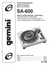 Gemini SA-600 Benutzerhandbuch