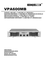 EHQ POWER VPA600MB Benutzerhandbuch