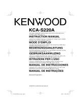Kenwood KCA-S220A - Car Audio Switcher Benutzerhandbuch