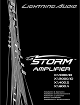 Lightning Audio Storm X1.1000.1D Benutzerhandbuch