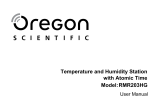 Oregon Scientific RMR203HG Benutzerhandbuch