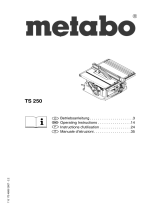 Metabo TS 250 Benutzerhandbuch
